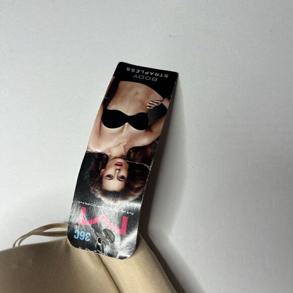 New Maidenform Tan Lined Strapless Bra 36C - Picture 4 of 9